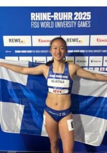 Saara Keskitalo vuoden 2025 Universiadeissa